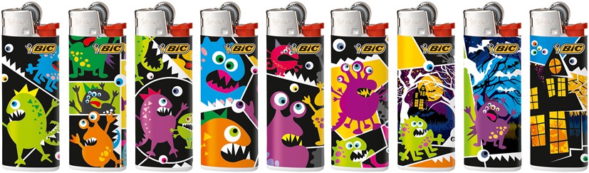 Accendino Bic J25 Mini Montser x 50pz Accendino Bic J25 Mini Montser x 50pz