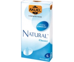 Akuel Natural Classico Extra Lubrificato 6pz Farmacia Akuel Natural Classico Extra Lubrificato 6pz Farmacia