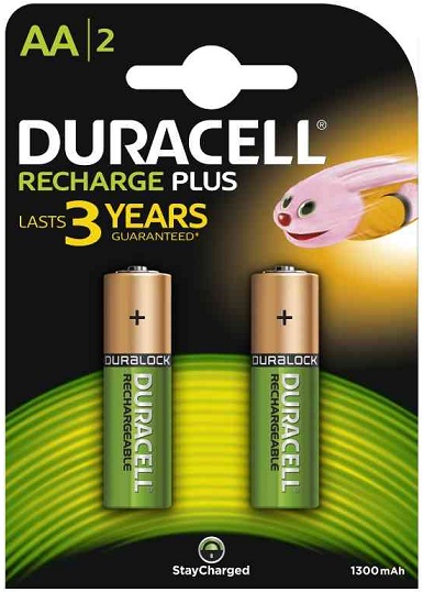 Duracell Stilo Ricaricabili Recharge Plus Value AA 1 x 2pz - Clicca l'immagine per chiudere