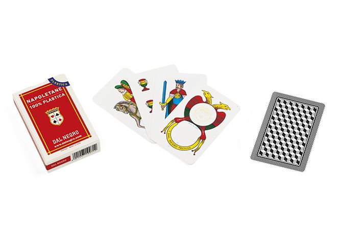 Carte Napoletane Dal Negro Plastica 82 Astuccio Rosso x 1pz Carte Napoletane Dal Negro Plastica 82 Astuccio Rosso x 1pz