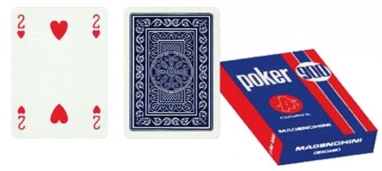 Carte Poker 900 Masenghini Telate Astuccio Blu x 1pz