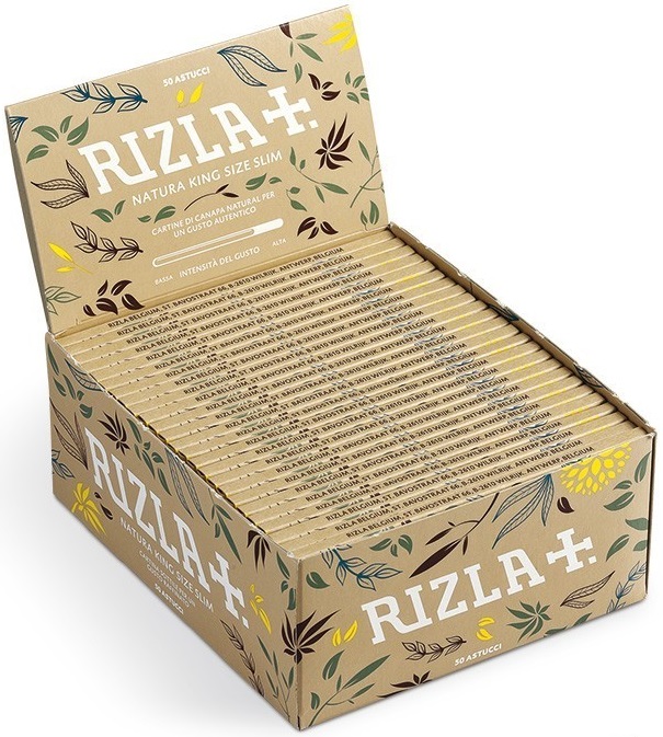 Cartina Rizla Natura King Size Slim in Canapa Biologica x 50pz Cartina Rizla Natura King Size Slim in Canapa Biologica x 50pz