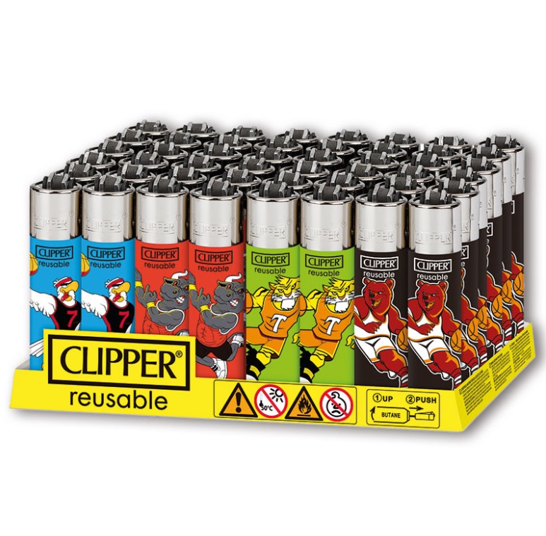 Accendino Clipper Large Play Offs 3 x 48pz