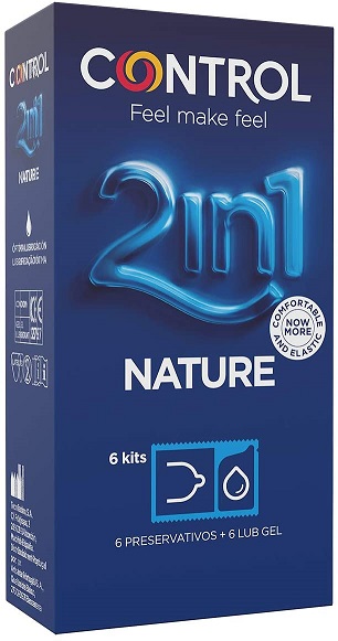 Control 2in1 Nature Kit Profilattici + Lubrificante x 3pz