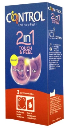 Control 2in1 Touch & Feel Kit Profilattici + Lubrificante x 3pz Control 2in1 Touch & Feel Kit Profilattici + Lubrificante x 3pz