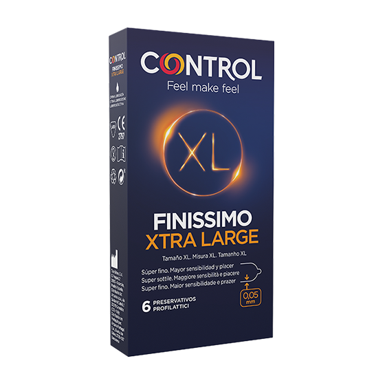Control Finissimo XL Xtra Large 6pz Farmacia
