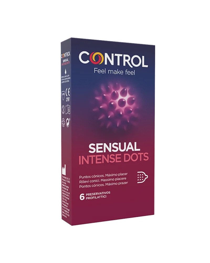 Control Sensual Intense Dots 6pz Farmacia