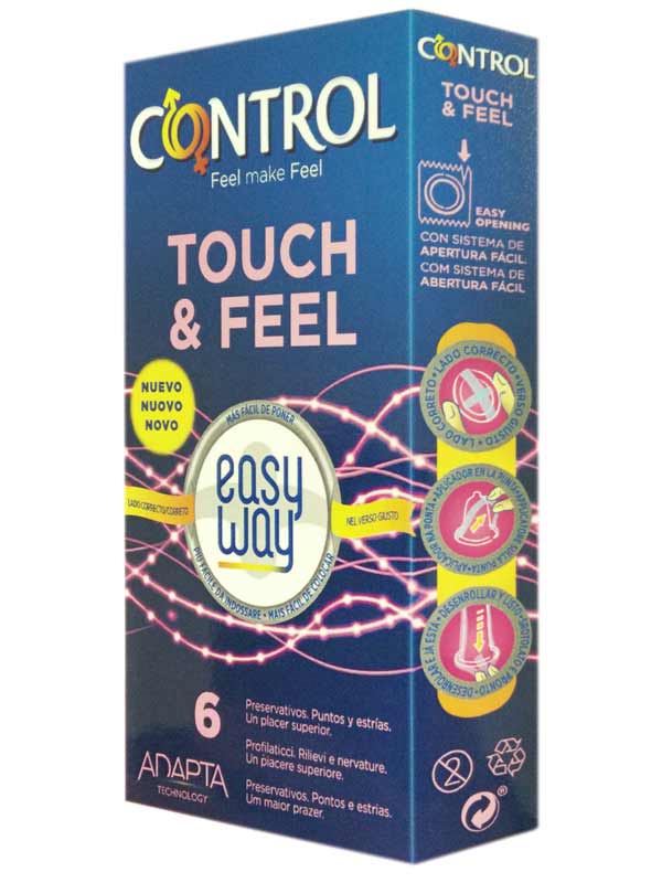 Control Touch & Feel Easy Way 6pz Farmacia