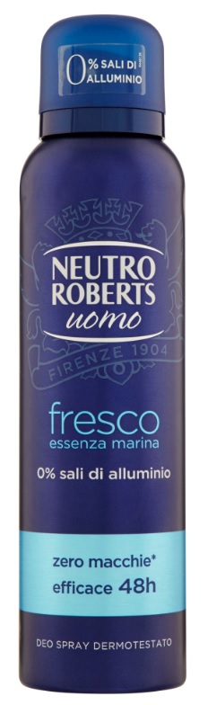 Neutro Roberts Deo Spray Uomo Fresco Azzurro 150ml