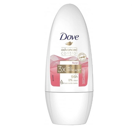 Dove Deo Roll-On Advanced Control Floral Deodorante 50ml