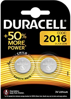Duracell Lithium CR2016 LITIO DL2016 10 x 2pz