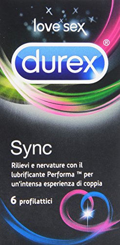 Durex Sync Ritardante per Lui Stimolante per Lei 6pz Farmacia Durex Sync Ritardante per Lui Stimolante per Lei 6pz Farmacia