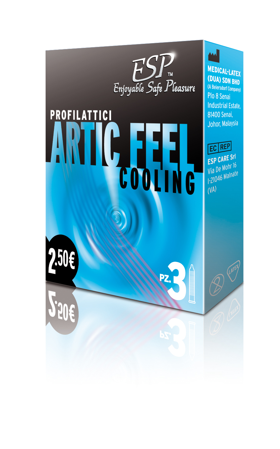 ESP ARTIC FEEL Cooling Effetto Freddo 3pz ESP ARTIC FEEL Cooling Effetto Freddo 3pz