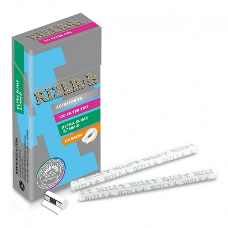 Filtri Rizla Ultra Slim 5,5mm ai Carboni Attivi x 20pz Filtri Rizla Ultra Slim 5,5mm ai Carboni Attivi x 20pz