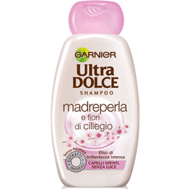 Garnier Ultra Dolce Shampoo Madreperla ed Estratti di Ciliegio