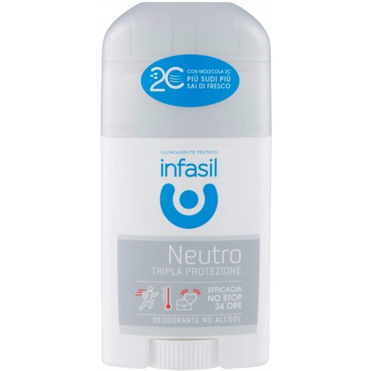 Infasil Deo Stick Neutro Tripla Protezione Deodorante 40ml