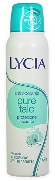 Lycia Pure Talc Spray Anti Odorante 150ml Lycia Pure Talc Spray Anti Odorante 150ml