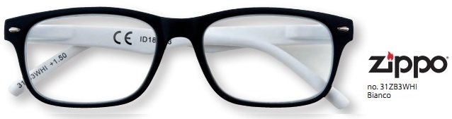 Occhiali da Lettura Zippo B-Concept 31Z-B3 Bianco +3,00 - Clicca l'immagine per chiudere