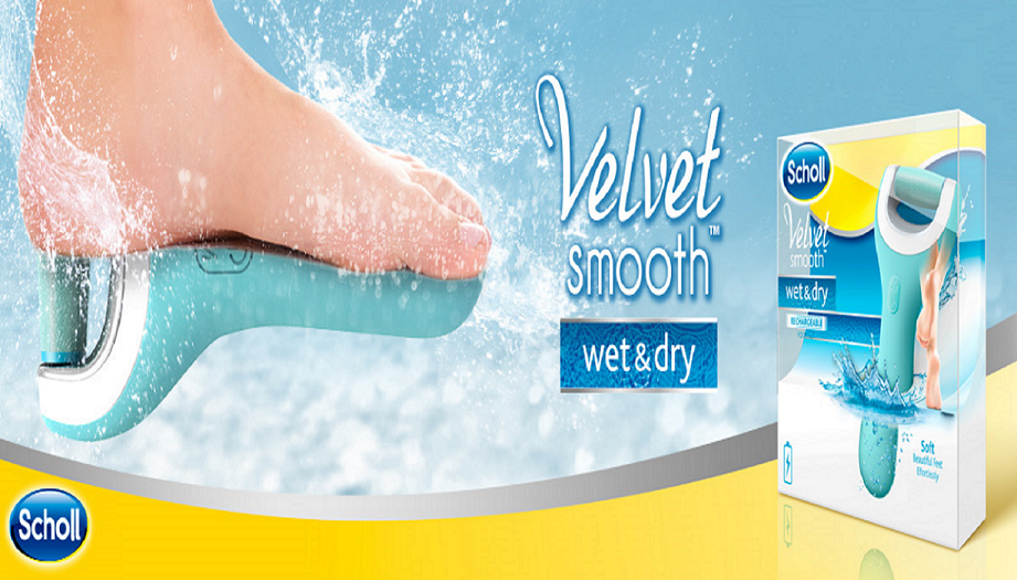 Scholl Velvet Smooth Wet & Dry Professionale per Pedicure x 1pz