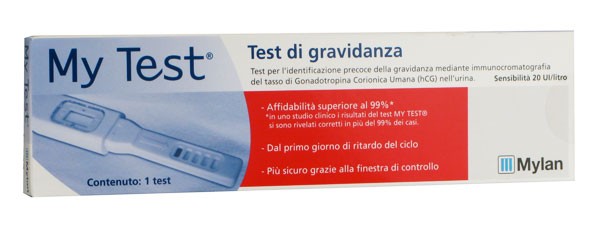 Test di Gravidanza My Test Mylan 1 Test Test di Gravidanza My Test Mylan 1 Test