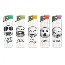 Accendini Atomic Emoji Piezo - Box da 50 Accendini Accendini Atomic Emoji Piezo - Box da 50 Accendini