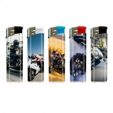 Accendini Atomic Motorbikes II Piezo - Box da 50 Accendini Accendini Atomic Motorbikes II Piezo - Box da 50 Accendini