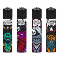 Accendini Clipper Micro Evil Pirate - Box da 48 Accendini Accendini Clipper Micro Evil Pirate - Box da 48 Accendini