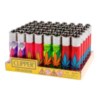 Accendini Clipper Micro Fresh Weed - Box da 48 Accendini Accendini Clipper Micro Fresh Weed - Box da 48 Accendini