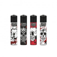 Accendini Clipper Micro Graffiti Skulls - Box da 48 Accendini Accendini Clipper Micro Graffiti Skulls - Box da 48 Accendini