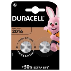 Batterie Duracell 2016 3V - 1 Blister da 2 Pile Batterie Duracell 2016 3V - 1 Blister da 2 Pile