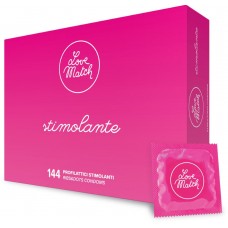 Love Match Stimolante 144 Preservativi Scatola Professional Love Match Stimolante 144 Preservativi Scatola Professional