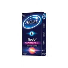 Akuel Nudo 8 Preservativi Scatola da Farmacia