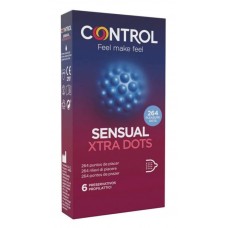 Control Sensual Xtra Dots 6 Preservativi Scatola da Farmacia Control Sensual Xtra Dots 6 Preservativi Scatola da Farmacia