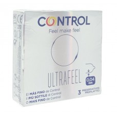 Control Ultrafeel 3 Preservativi Scatola da Farmacia