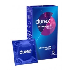 Durex Settebello 3XL - 5 Preservativi Scatola da Farmacia Durex Settebello 3XL - 5 Preservativi Scatola da Farmacia