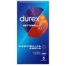 Durex Settebello XL 5 Preservativi Scatola da Farmacia Durex Settebello XL 5 Preservativi Scatola da Farmacia