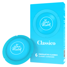 Love Match Classico 6 Preservativi Scatola da Farmacia Love Match Classico 6 Preservativi Scatola da Farmacia