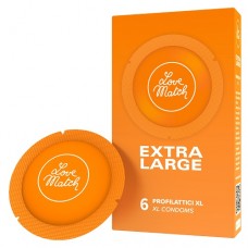Love Match Extra Large XL 6 Preservativi Scatola da Farmacia Love Match Extra Large XL 6 Preservativi Scatola da Farmacia