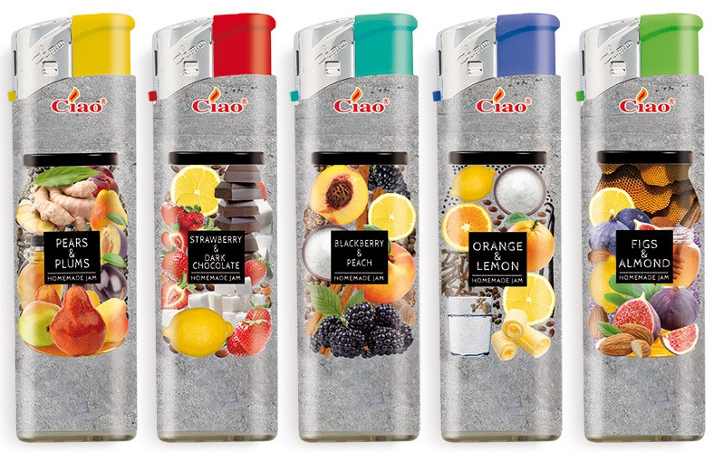Accendino Ciao Piezo Large Jam x 50pz Accendino Ciao Piezo Large Jam x 50pz