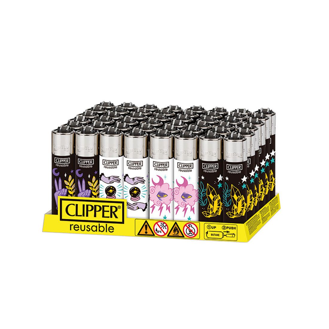 Accendino Clipper Large Bright Future x 48pz