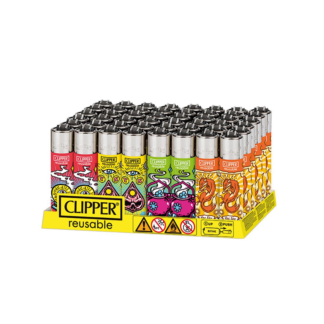 Accendino Clipper Large Haunted 2 x 48pz - Clicca l'immagine per chiudere