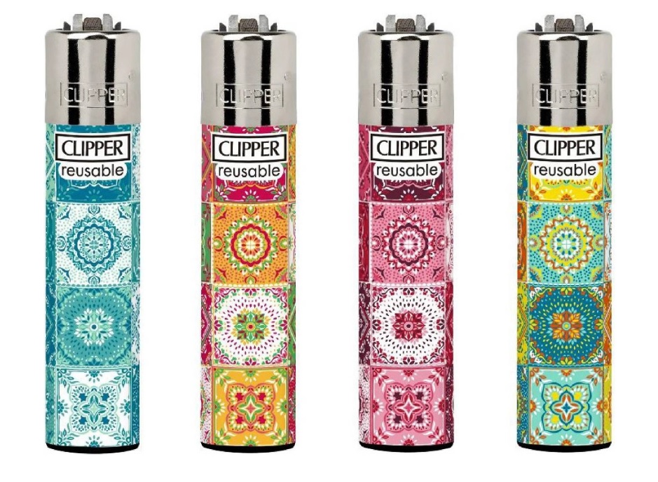 Accendino Clipper Large Mandala Roses x 48pz