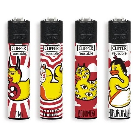 Accendino Clipper Large Yokai Ducks x 48pz