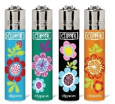 Accendino Clipper Micro Flowers 13 x 48pz - Clicca l'immagine per chiudere