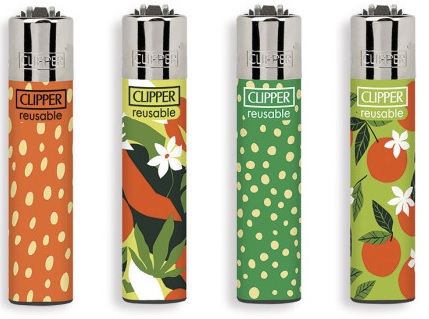 Accendino Clipper Micro Warm Flowers x 48pz