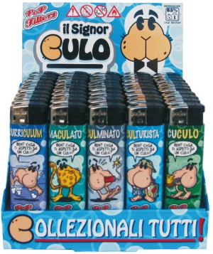Accendini Pop Filters Il Signor Culo x 50pz Accendini Pop Filters Il Signor Culo x 50pz