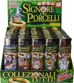 Accendini Pop Filters Il Signore dei Porcelli x 50pz Accendini Pop Filters Il Signore dei Porcelli x 50pz