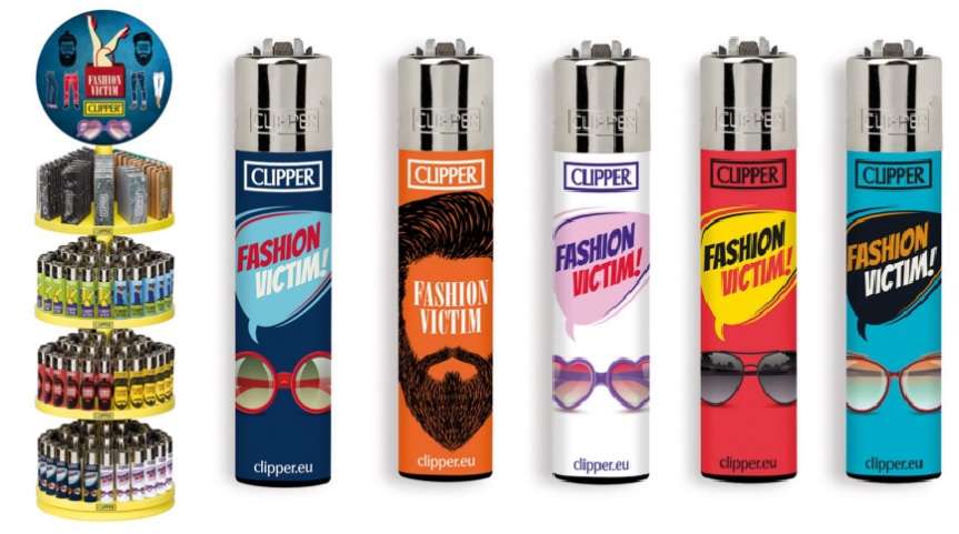 Accendino Clipper Large Fashion Expo Girevole x 144pz