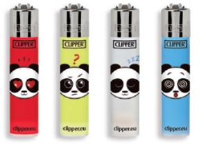 Accendino Clipper Micro Panda Moods 1 FF x 48pz