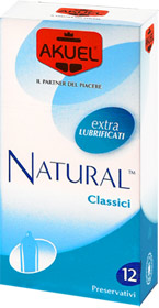 Akuel Natural Classico Extra Lubrificato 12pz Farmacia